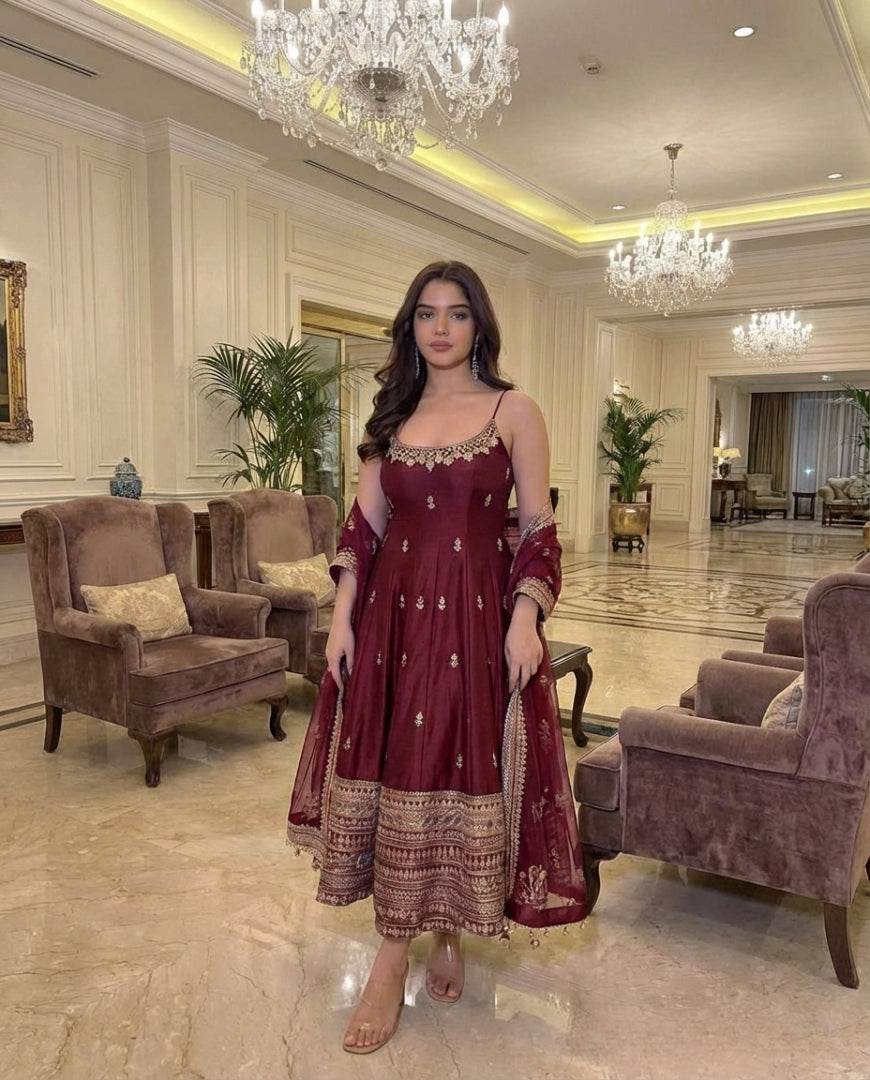 Heritage Anarkali Set