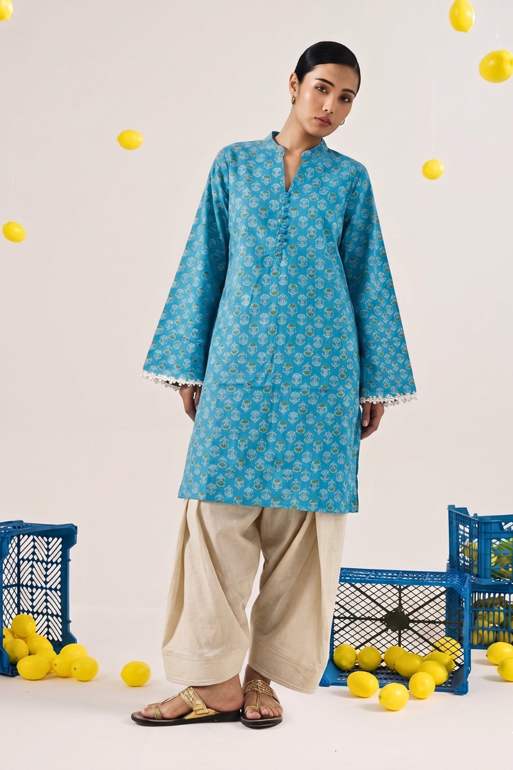 Juhi Pure Cotton Farshi Salwar Set