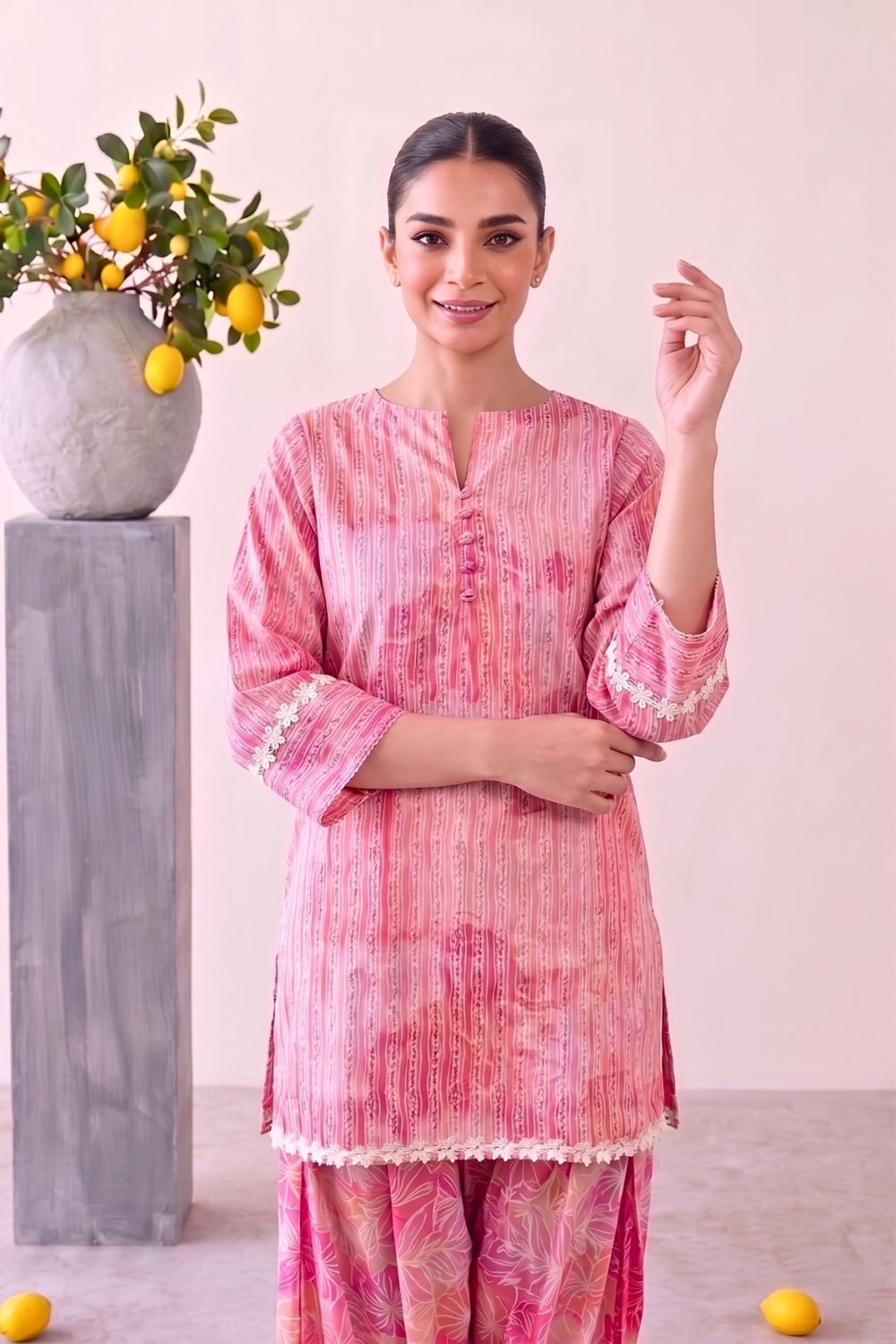 Gulkand Pure Cotton Farshi Salwar Set