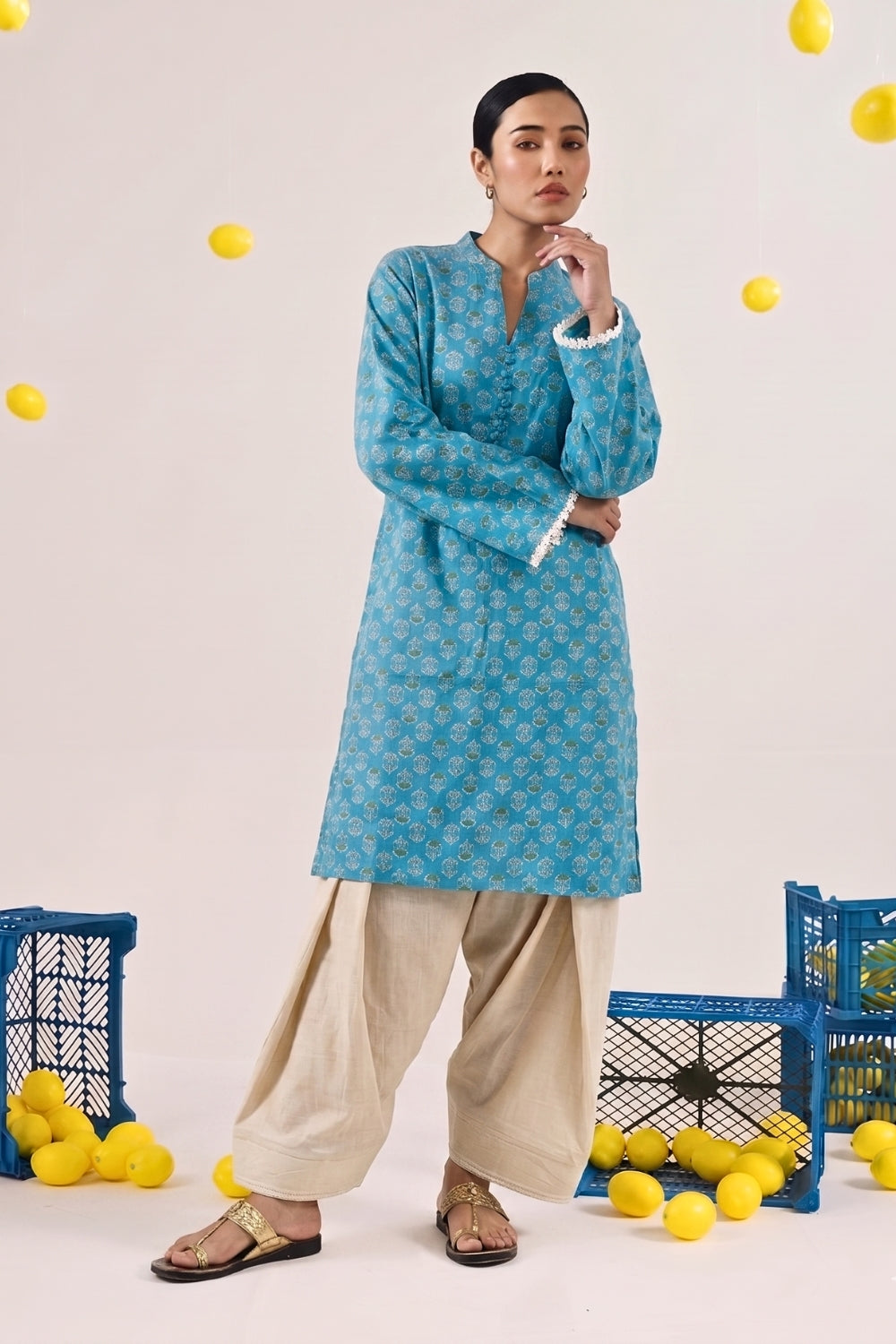 Juhi Pure Cotton Farshi Salwar Set