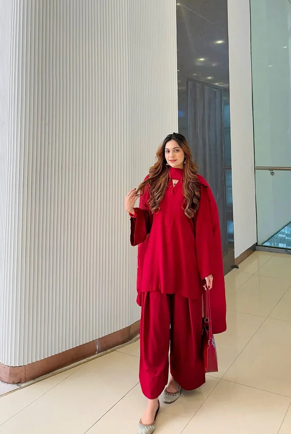 Sindoori Farshi Salwar Set