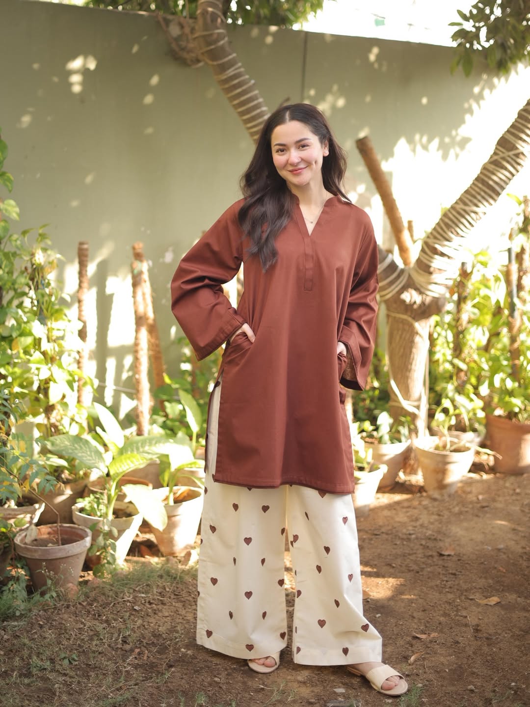 Noorjahan Heart Embroidered Coord Set