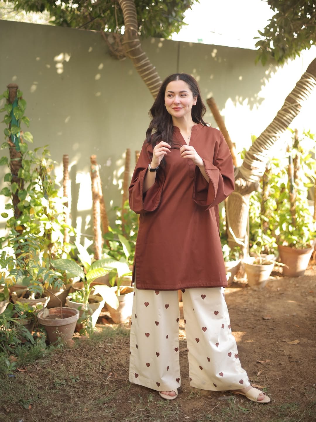 Noorjahan Heart Embroidered Coord Set