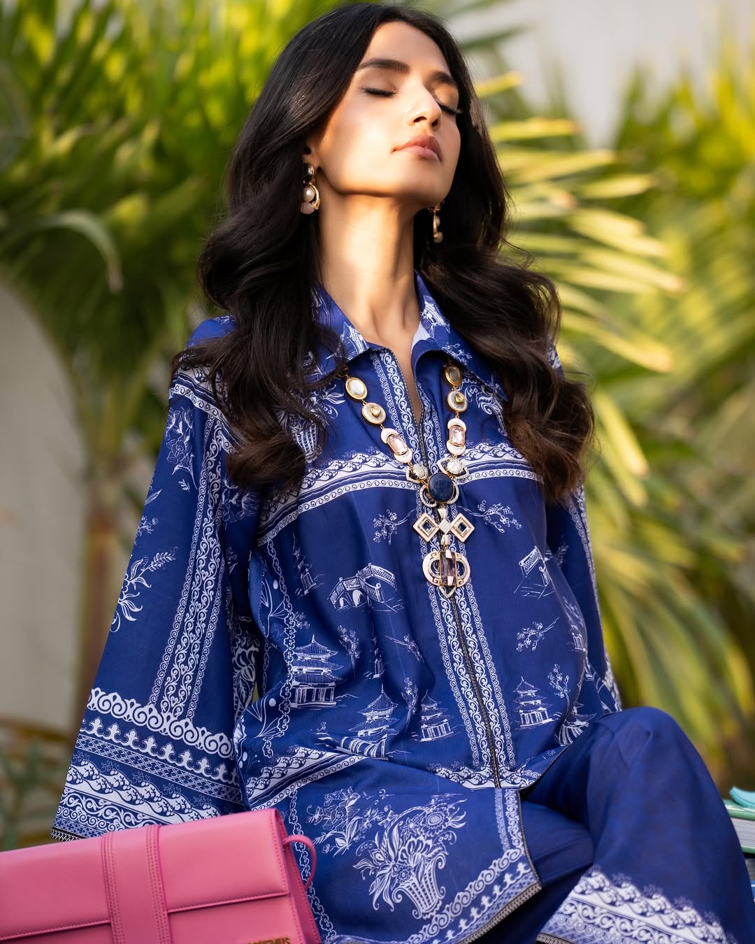 Neel Collared Coord Set