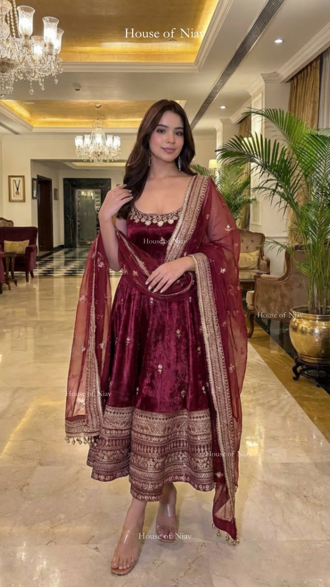 Heritage Anarkali Set